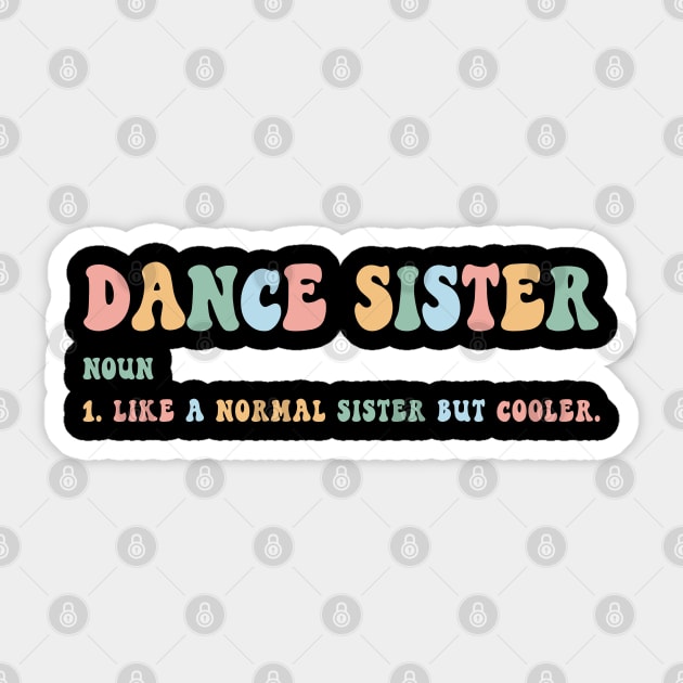 Retro Dance Team Sister Dancing Competition Dance Sister Definition Sticker by Nisrine